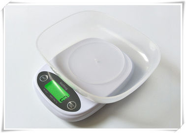 China Kleine elektronische Küchen-Skalen mit grüner von hinten beleuchteter LCD-Anzeige fournisseur