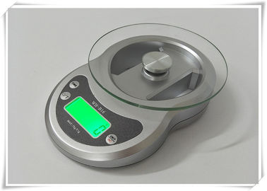 China Timer-Funktions-Küchen-Gewichts-Skala, ausgeglichenes Glas-Plattform-tragbare Nahrungsmittelskala fournisseur