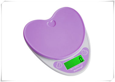 China Herz-Form-tragbare Nahrungsmittelskala, Dehnungsmessgerät-Sensor-Küchen-Gewichts-Skala fournisseur