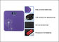 Löwenzahn-Muster-elektronische Badezimmerwaagen mit purpurroter quadratischer Form fournisseur